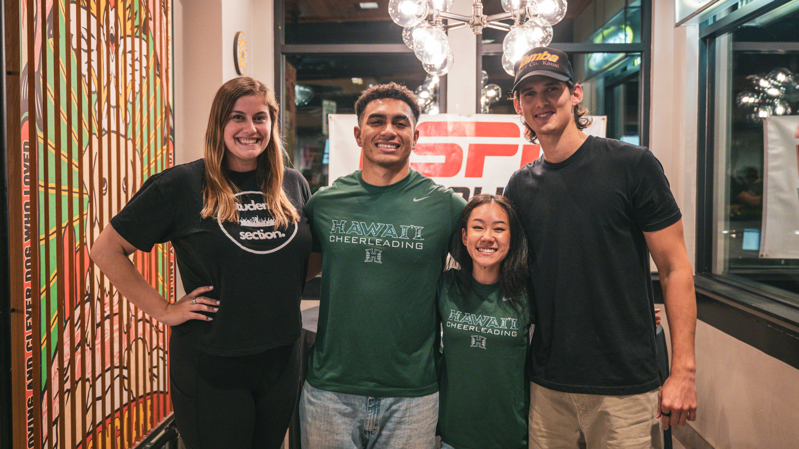 Kapolei Football & UH Cheer | The Student Section at Raising Cane's