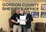 Gordon Sheriff recognizes longest serving deputy