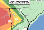 Severe weather possible tonight and into Thursday morning