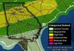 Potential for severe weather Monday and Tuesday