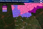 Chattooga County now under a Winter Storm Warning