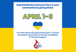 Blood assurance donating $10 for every donor to Ukraine relief