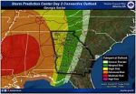 Potential for severe weather Wednesday night into Thursday