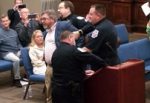 Video: Man arrested at county commission meeting Tuesday