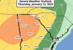 Enhanced risk of severe weather today