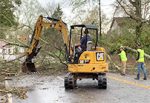 [VIDEO] Strong Storm on Friday downs multiple trees and power lines