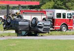 [VIDEO] Truck overturns multiple times in wreck on Hwy 53