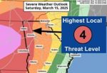Severe weather likely Saturday Evening, stay weather aware