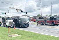 [VIDEO] Wreck involving RV and dump truck results in diesel spill in West Rome