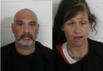 Two charged with meth trafficking