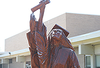 [VIDEO] GHC reveals new sculpture that honors past & present students