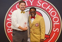 Anna K. Davie’s Chase Bowles named RCS Teacher of the Year