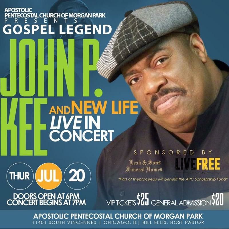 Gospel Extraordinaire, John P. Kee, Headlines #LiveFree Chicago Event