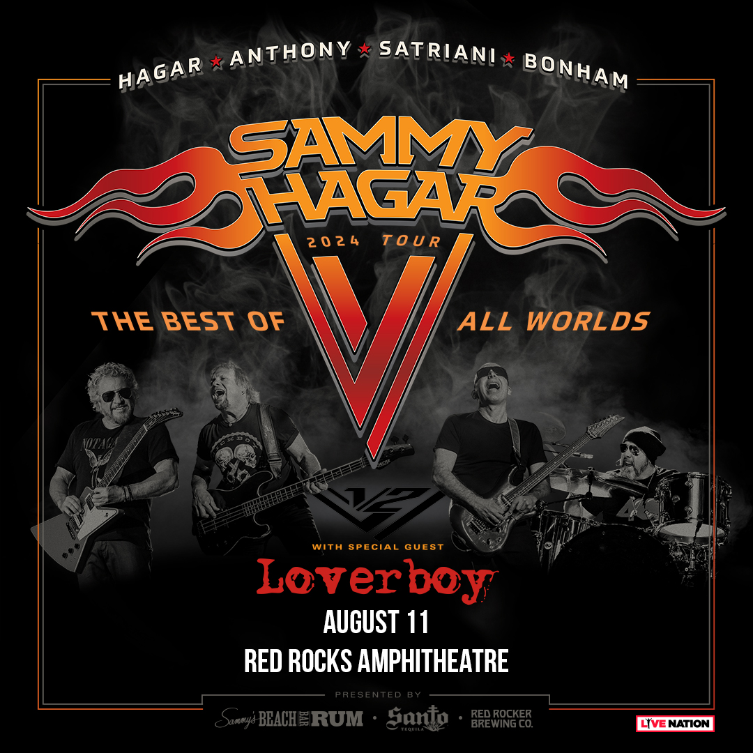 Sammy Hagar at Red Rocks – Sun • Aug 11 • 7PM