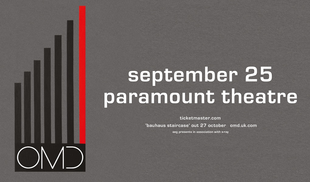 OMD at the Paramount Theatre – Wed • Sep 25 • 8PM