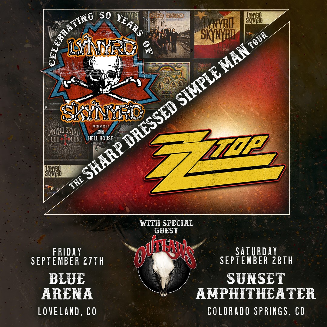 Lynyrd Skynyrd & ZZ Top – 9/27 Blue Arena and 9/28 Sunset Amphitheater