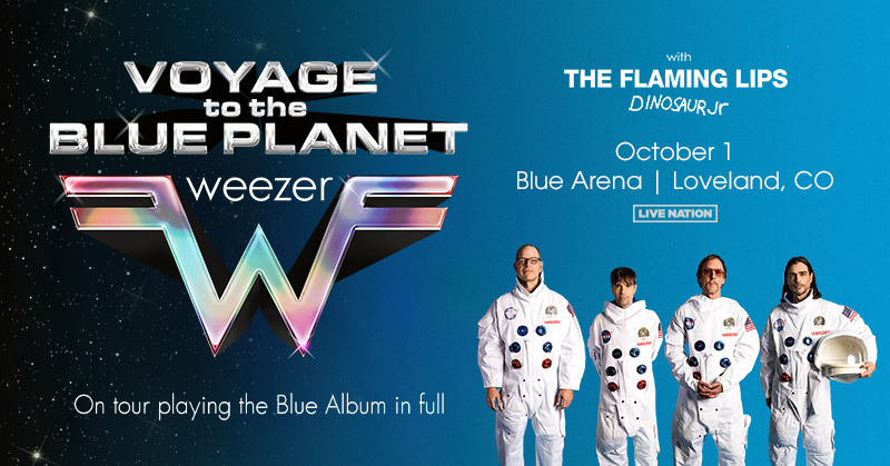Weezer at Blue Arena Tue • Oct 1 • 7PM