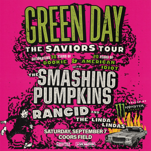 Green Day at Coors Field • Sep 07 • 6:00 PM