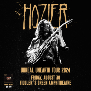 Hozier at Fiddler’s Green Amphitheatre – Fri • Aug 30 • 8 PM