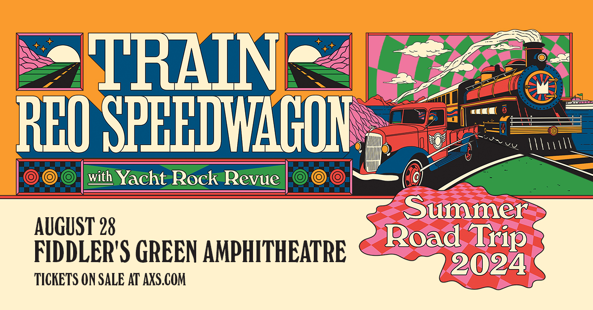 Train and REO Speedwagon at Fiddler’s Green Amphitheatre – Wed • Aug 28 • 6:25 PM