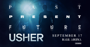 Usher at Ball Arena – Tue • Sep 17, 18 • 8PM
