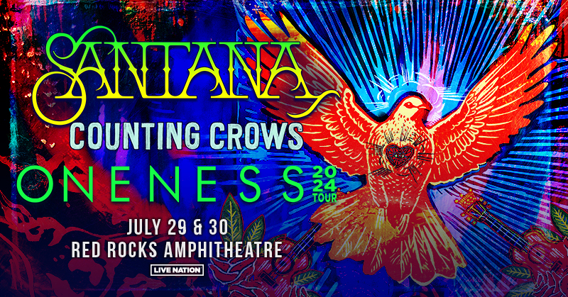 Santana at Red Rocks – July 29 & 30 • 7PM