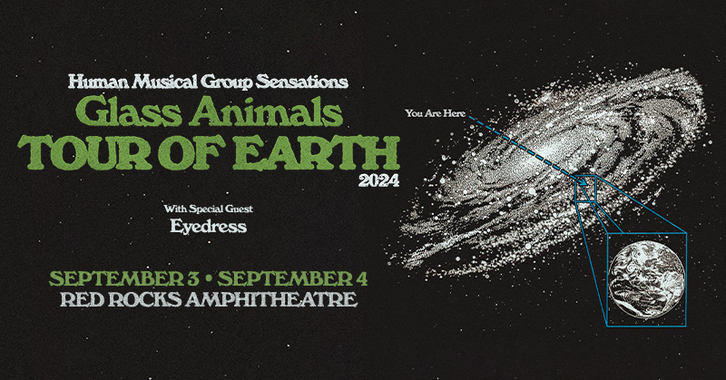 Glass Animals at Red Rocks – Mon, Sep 3 • Tues, Sep 4 • 7:45PM