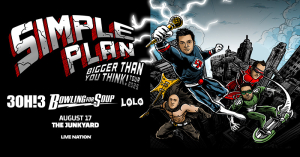 Simple Plan at The JunkYard – Sun • Aug 17 • 6:30PM