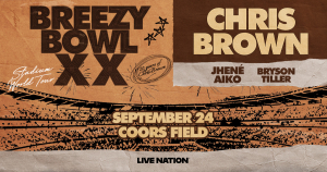 Chris Brown at Coors Field – Wed • Sep 24 • 7PM