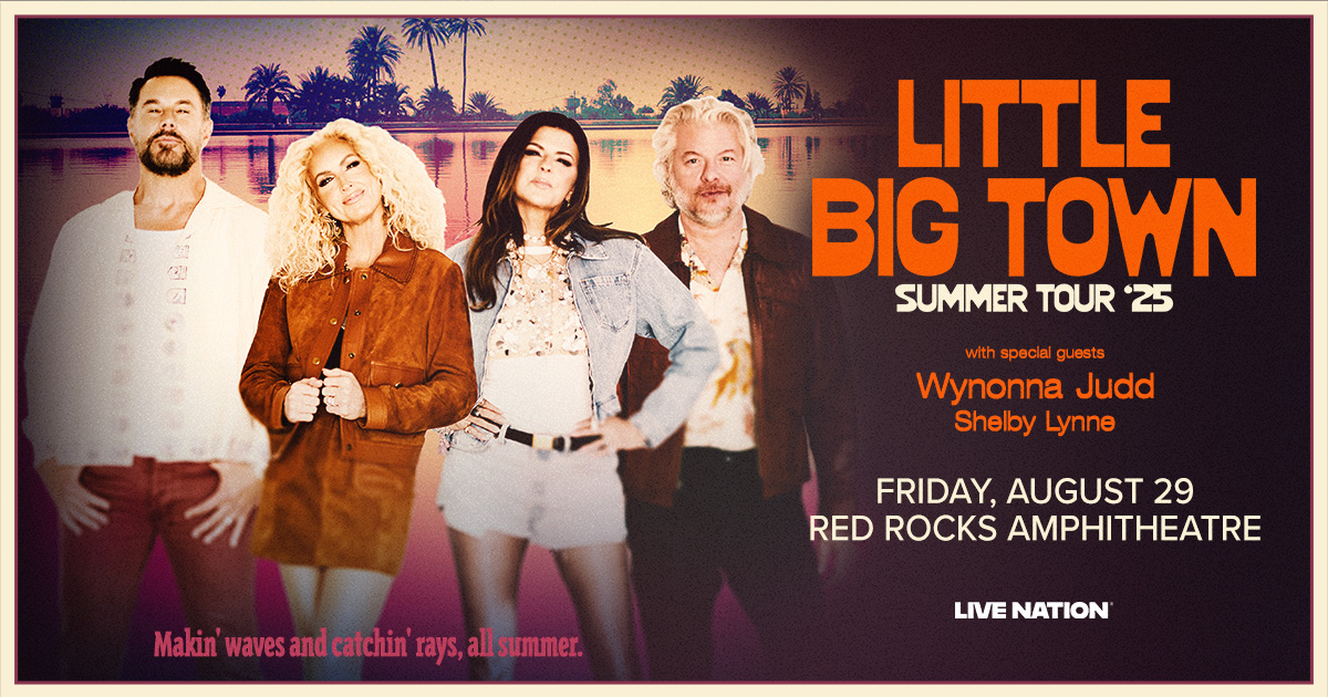 Little Big Town at Red Rocks – Fri • Aug 29 • 7PM