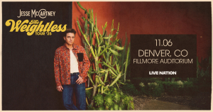 Jesse McCartney at The Fillmore – Thu • Nov 06 • 7PM