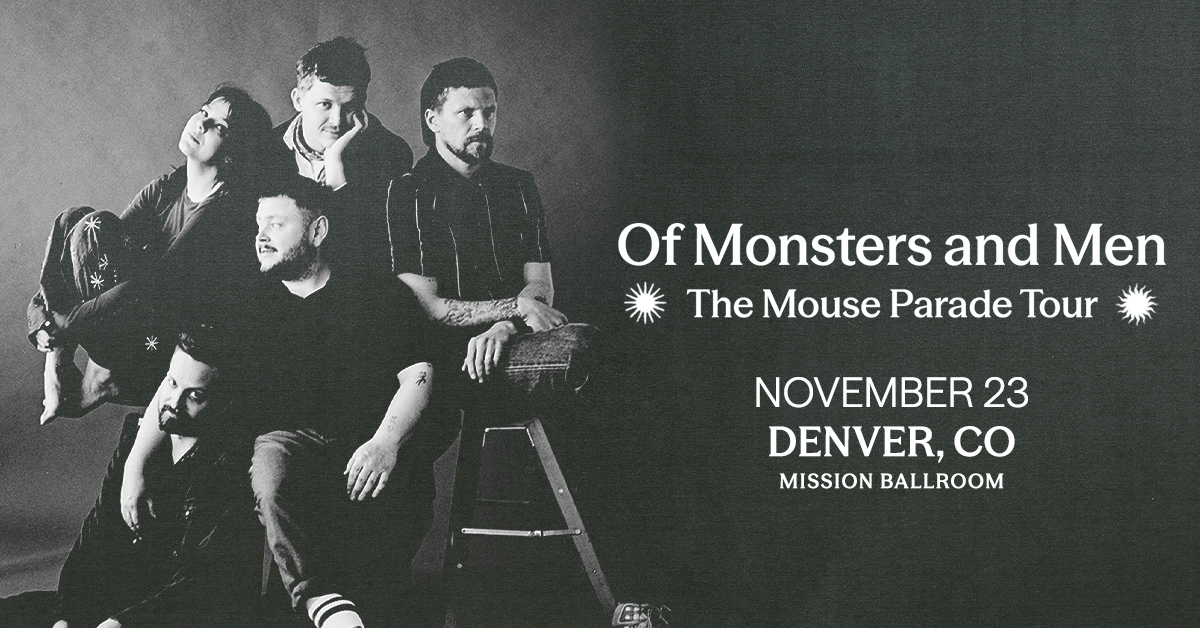 Of Monsters and Men at the Mission Ballroom – Sun • Nov 23 • 8PM