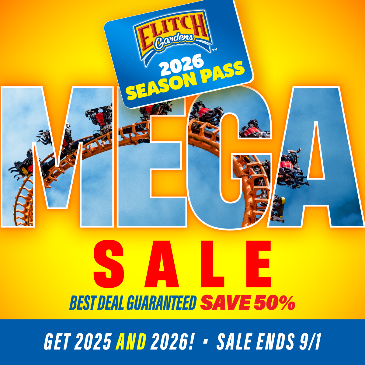 Win a 2026 Elitch Gardens Family 4-Pack of Season Passes