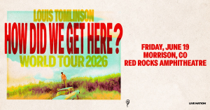 Louis Tomlinson at Red Rocks – Fri • Jun 19 • 7PM