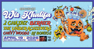Wiz Khalifa at Red Rocks – Sun • Apr 19 • 5:30PM