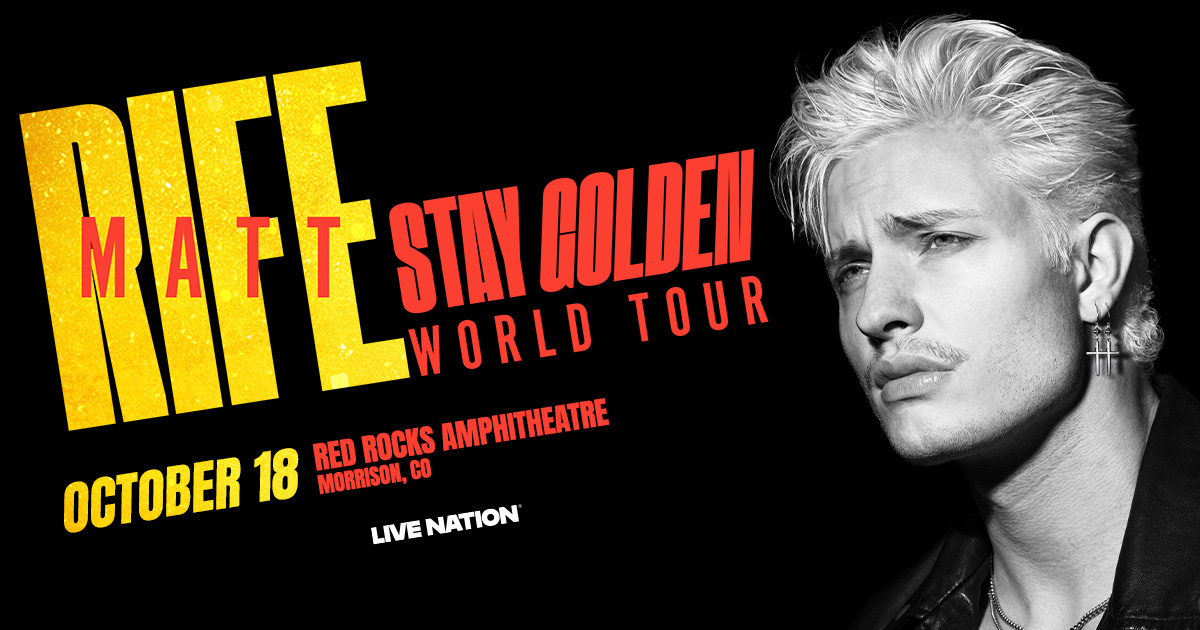 Matt Rife at Red Rocks – Sun • Oct 18 • 7PM