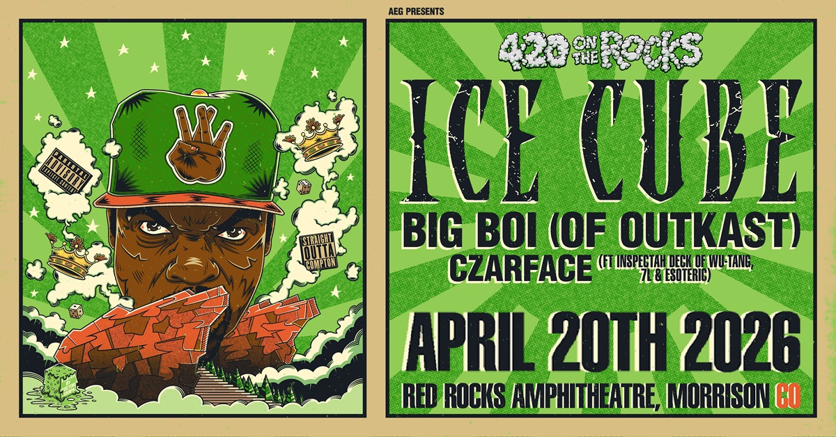Ice Cube & Big Boi at Red Rocks – Mon • Apr 20 • 7PM