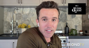 Rob McElhenney talks being shirtless in music videos and “Mythic Quest”