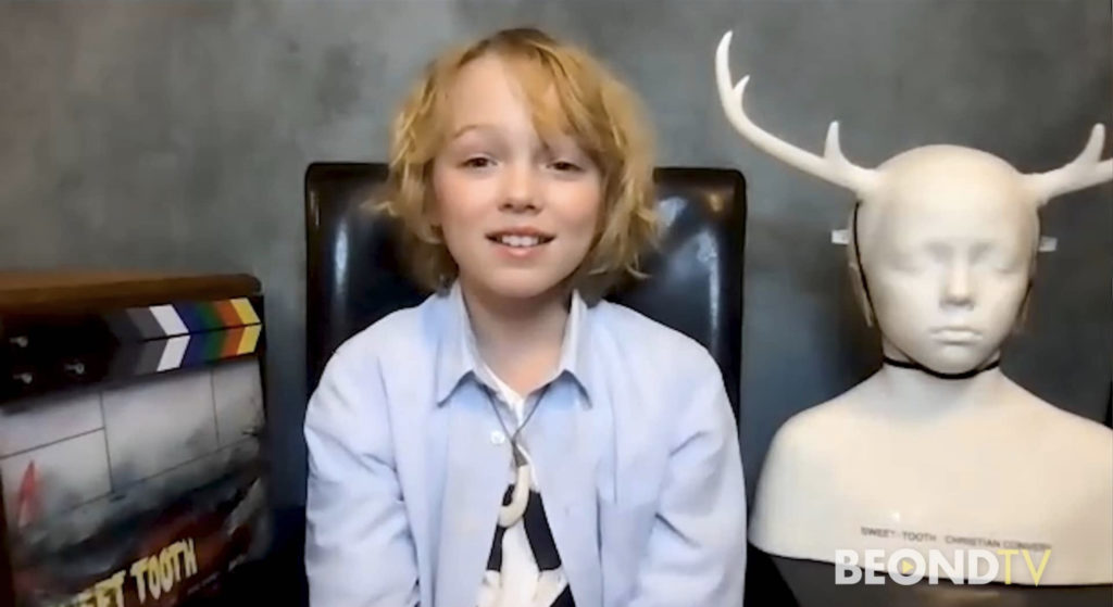 11-year-old “Sweet Tooth” star Christian Convery