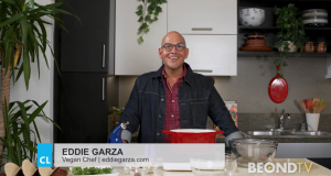 Hibiscus tacos (tacos de jamaica) recipe and zero waste food trends with Vegan Chef Eddie Garza