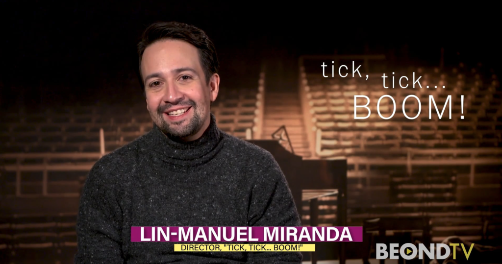 “tick, tick…BOOM!” Andrew Garfield, Director Lin-Manuel Miranda, Vanessa Hudgens and Joshua Henry