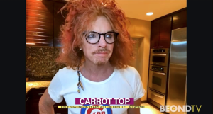 Carrot Top celebrates his 16th anniversary being in Las Vegas