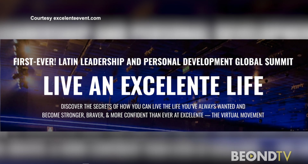 “Live an Excelente Life” at the Latin Leadership and Personal Development Global Summit