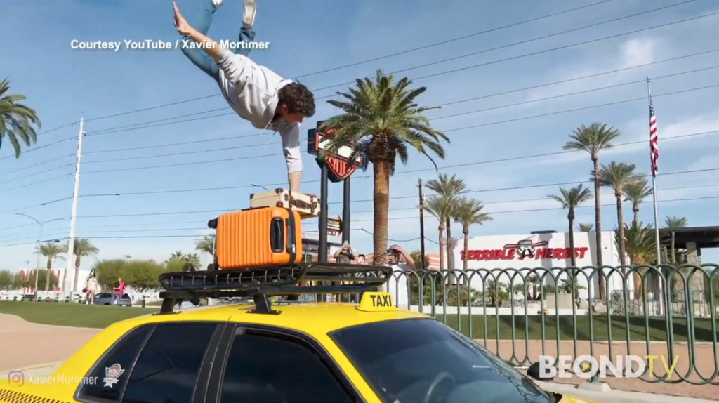 Magician Xavier Mortimer talks about his viral stunt and does magic in this interview!