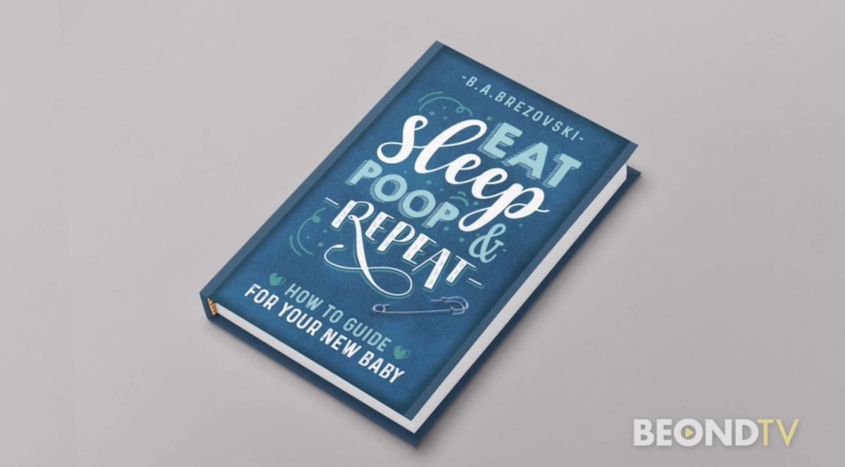 Parenting book “Eat, Sleep, Poop & Repeat” author Becky Brezovski