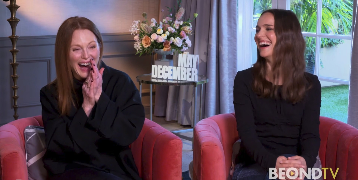 Julianne Moore and Natalie Portman share the screen for the first time in “May December”