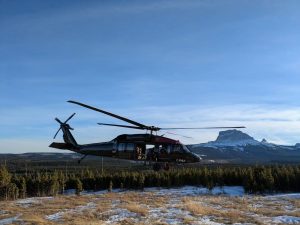 Black Hawk Helicopter Enhances RCMP Border Security in Alberta