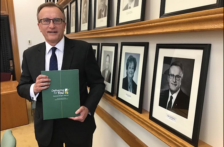 Budget books, new shoes arrive for Finance Minister Jim Reiter