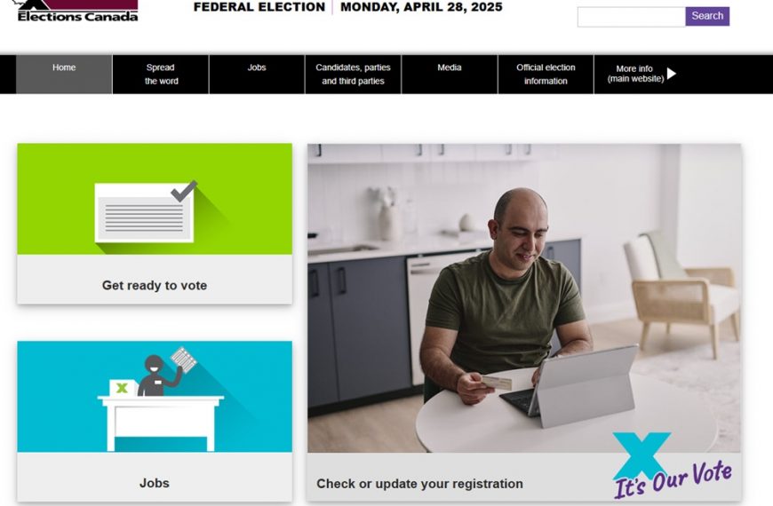 Elections Canada 2025 Official Page