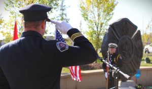 Municipality gathers for Firefighter Memorial service